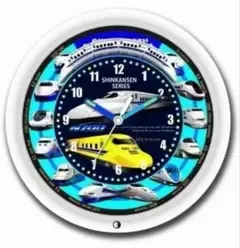 新品 SRA 新幹線クロック 壁掛け時計 SR-WC15001WH (ホワイト)