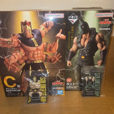 一番くじ キン肉マン フィギュア C賞、 ラスワン2種セット、E賞2種