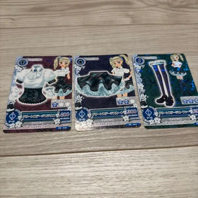アイカツカード グリーンステージコーデ 3枚セット