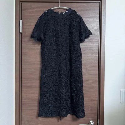 Zara ブラック ドレス レース