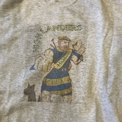90sビンテージ Hanes HIGHLANDERS スウェット XL グレー