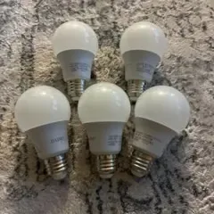 DAISO LED電球 60形相当 昼白色 5個セット