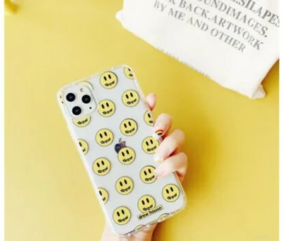 iPhone12.12PRO drew house スマイルスマホケース カバー