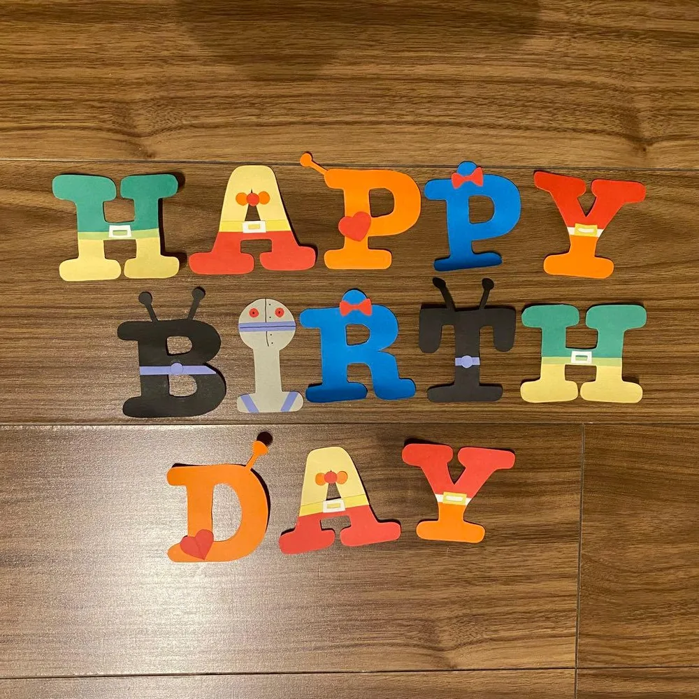 HAPPY BIRTHDAY 壁面飾り 保育教材