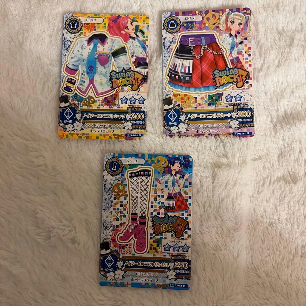 アイカツ スイングロック 3枚セット