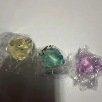 見かくにんせいぶつ ふわふわ mineチャーム 3個セット