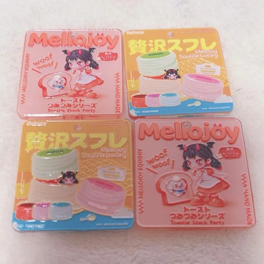 ②アクリルプレートビーズチャーム 4枚