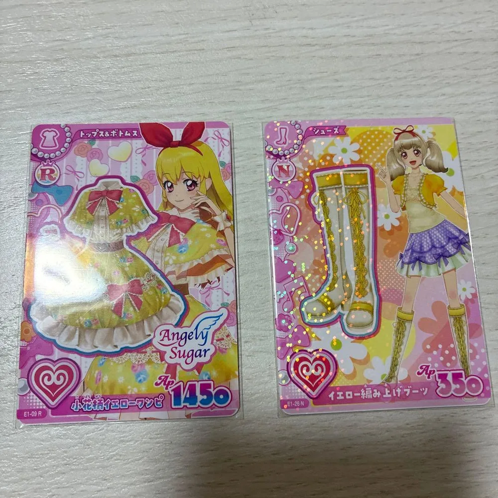 アイカツ!アンコール 小花柄イエローワンピコーデ