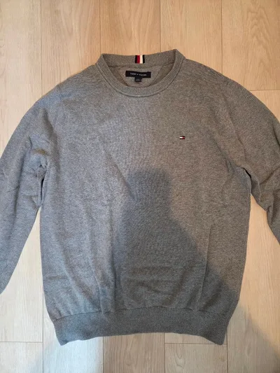 TOMMY HILFIGER クルーネックニット グレー Lサイズ
