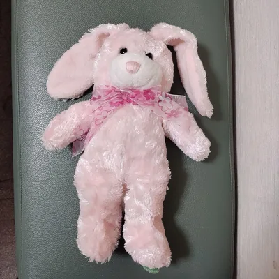 うさぎ ウサギ ぬいぐるみ 垂れ耳 ピンク にんじん リボン ラビット