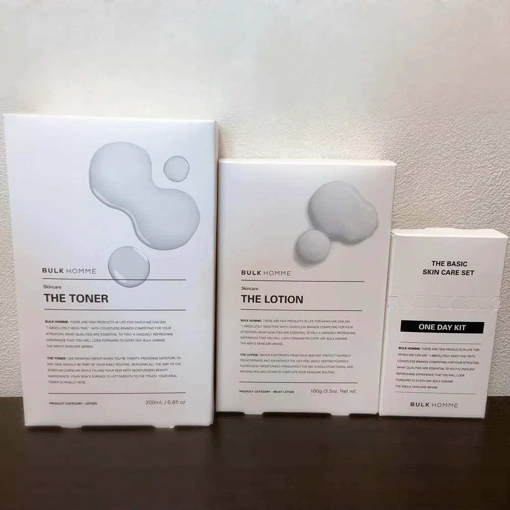 BULK HOMME THE TONER THE LOTION 3点セット