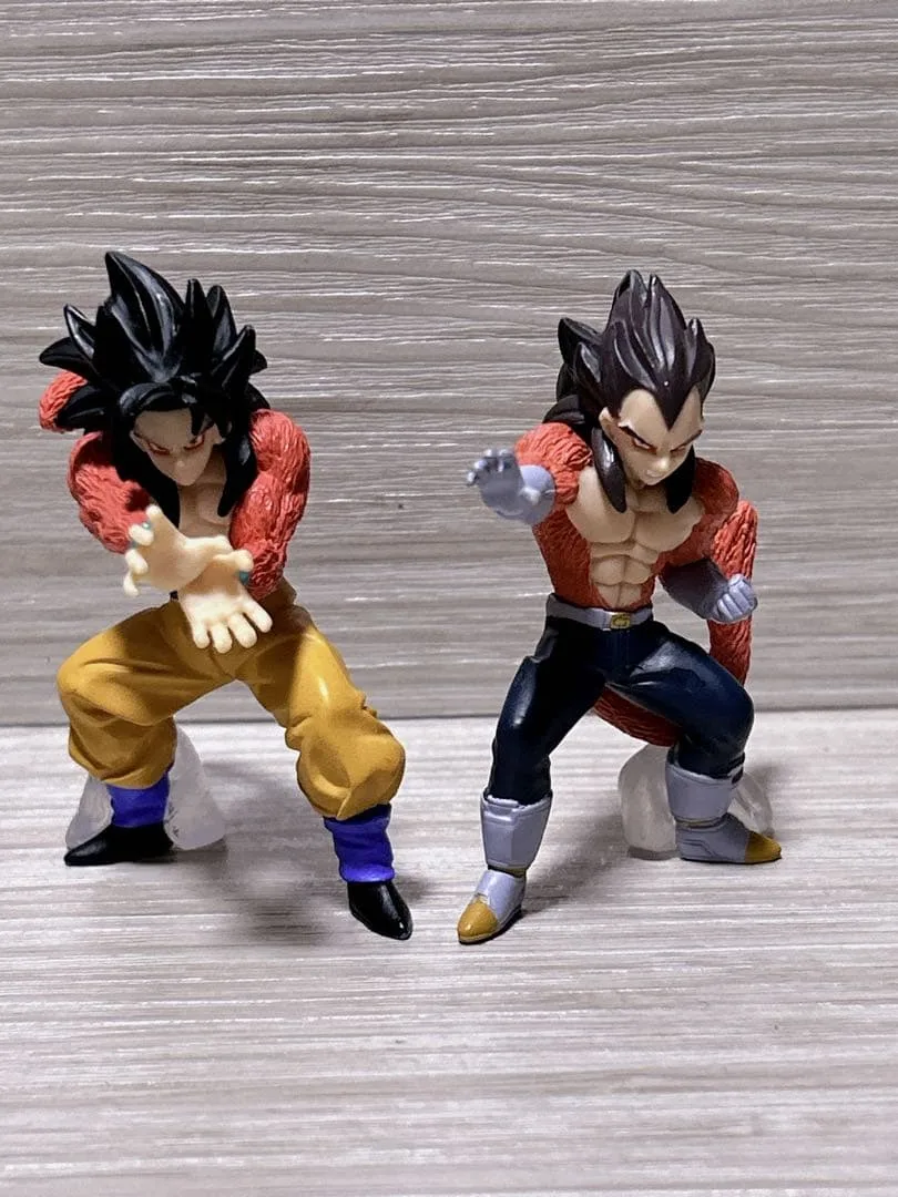 ドラゴンボールHG フィギュア 超サイヤ人4 孫悟空 ベジータ 2体セット