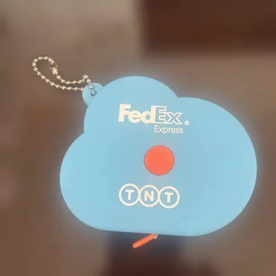 FedEx TNT 雲型 メジャー キーホルダー メジャー