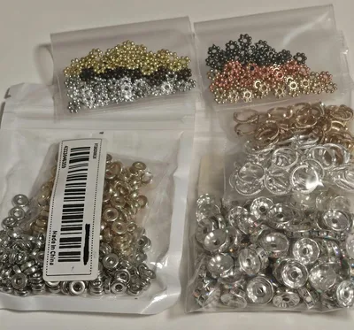 【大量・まとめ売り】ハンドメイド資材 ロンデル 座金 メタルパーツ アソート