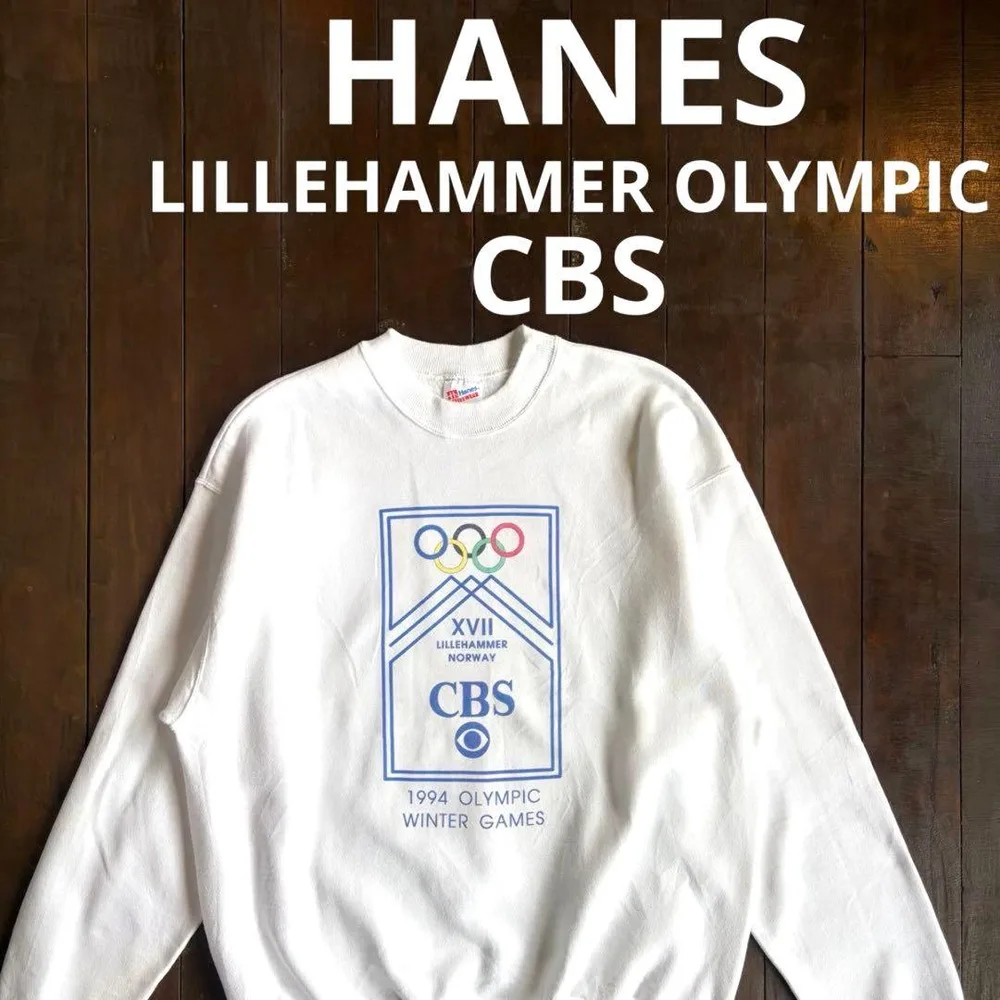 90s Hanes ヘインズ リレハンメル冬季オリンピッ五輪 CBS スウェット