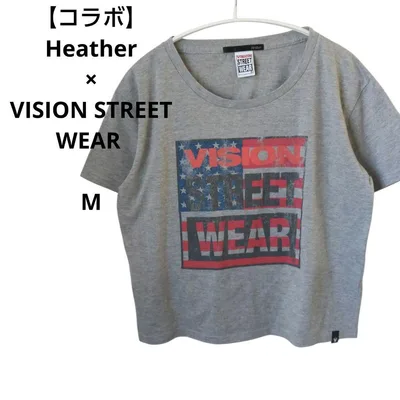 【コラボ】Heather × VISION STREET WEAR Tシャツ