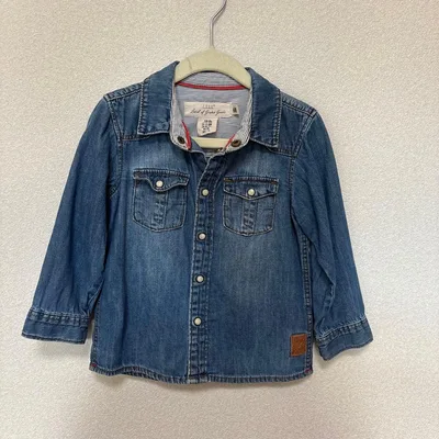 H&M L.O.G.G. デニムシャツ 86cm