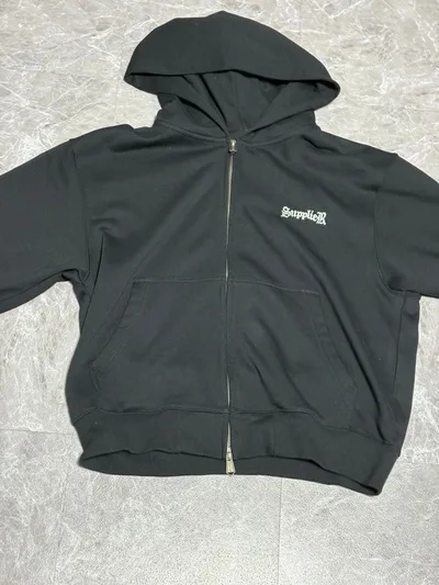 『新品』SUPPLIER ジップアップパーカー ブラック M