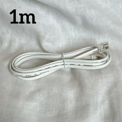 ⭐️未使用⭐️RJ11 ケーブル プラグ付き 固定電話 延長コード