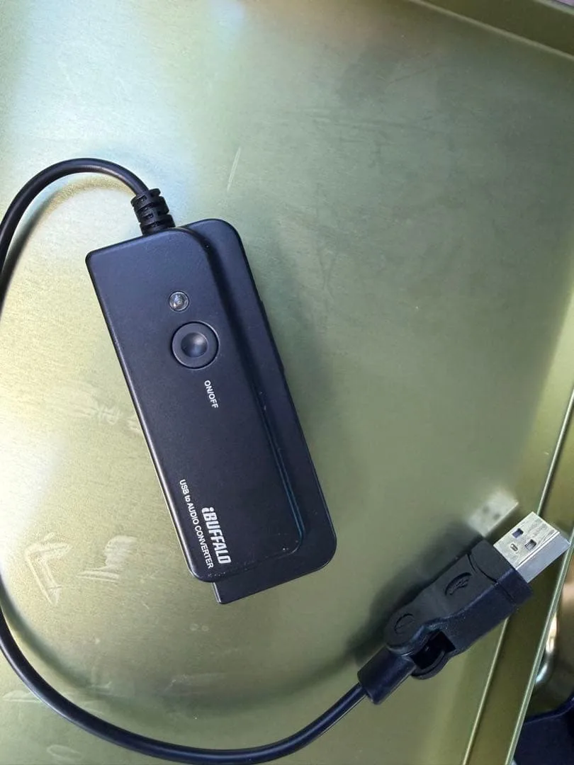 BUFFALO USBオーディオ変換アダプター BSHSAU01BK