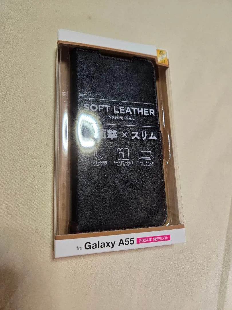 Galaxy A55 手帳型 スマホケース エレコム ブラック 640