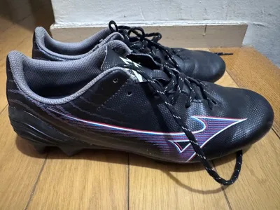 ミズノアルファ サッカージュニアスパイク ブラック23センチ