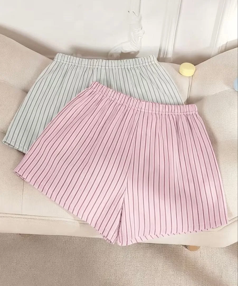 ストライプ柄 ショートパンツ 2枚セット