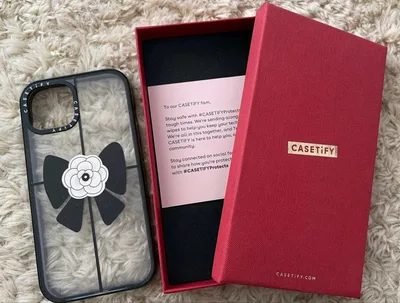 CASETiFY iPhone 15 ケース カメリア リボン ティファイ