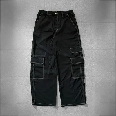 Y2K Double Knee Baggy Work Denim Pants