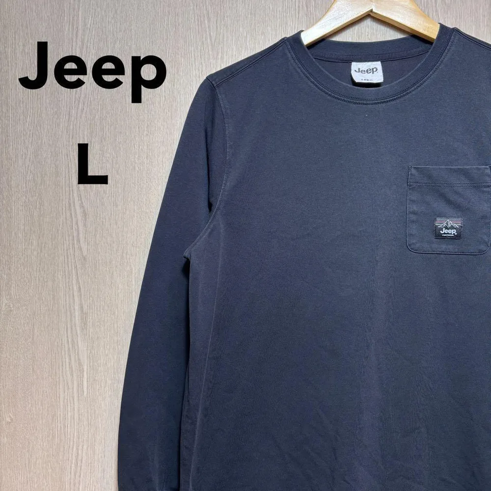 Jeep ロングTシャツ L ブラック