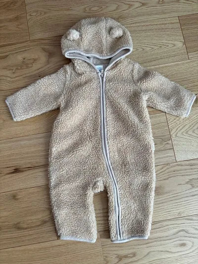 babyGAP ボア ロンパース くま耳 3-6ヶ月
