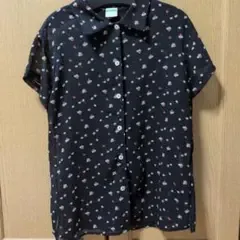 UNITED COLORS OF BENETTON 花柄 半袖ブラウス