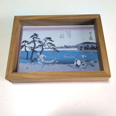 安藤広重 中山道六十九次 太田の渡し 額装品