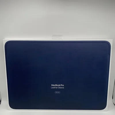 Apple MacBook Pro16インチ レザースリーブ ミッドナイトブルー