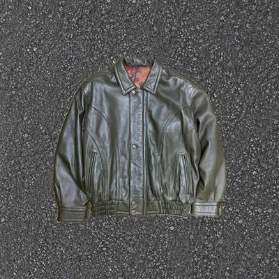レザージャケット オリーブ ブルゾン
