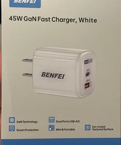 新品 BENFEI 45W GaN USB-C急速充電器 2ポート