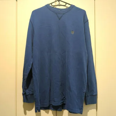 CHAPS 長袖 クルーネック カットソー ブルー M