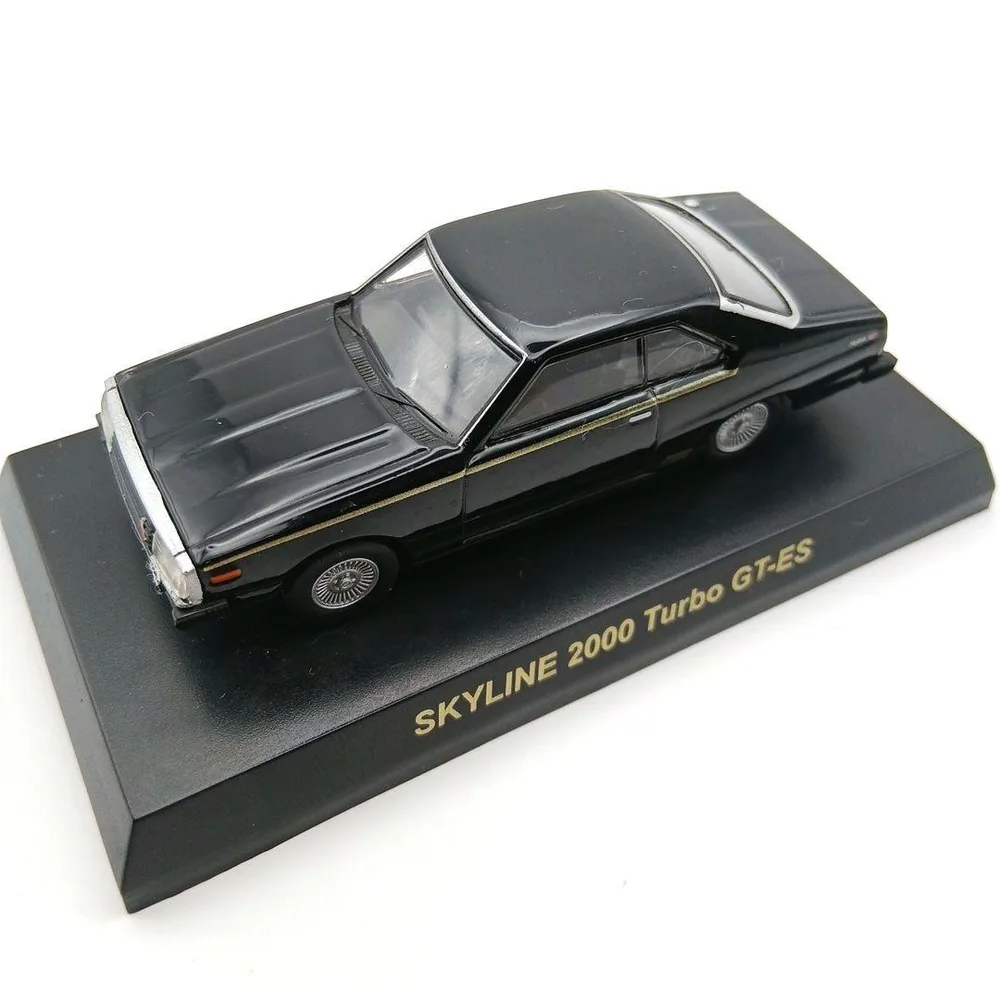 京商 1/64 SKYLINE 2000 Turbo GT-ES 黒 ミニカー