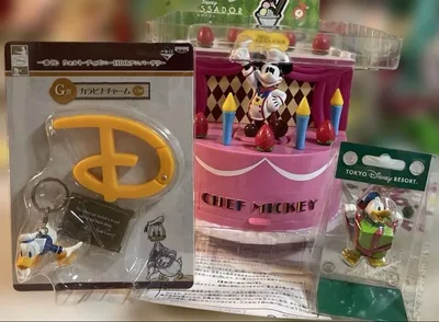 ドナルド カラナビチャーム オーナメント シェフミッキー オルゴール