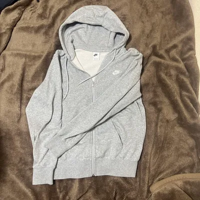 NIKE クラブ フレンチテリー ジップパーカー グレー M