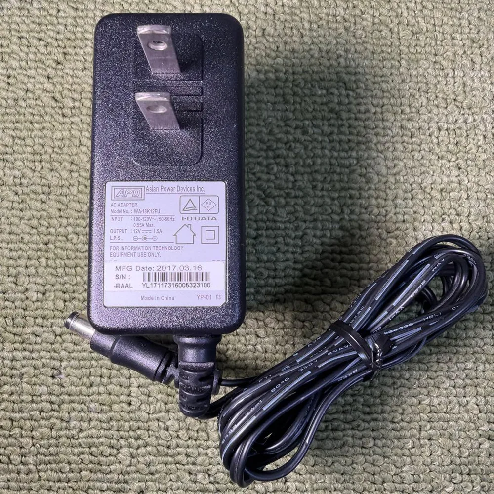 6223 アイオーデータ 外付けHDD用 ACアダプター 18K12FU