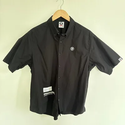 AAPE BY A BATHING APE 半袖シャツ ブラック S