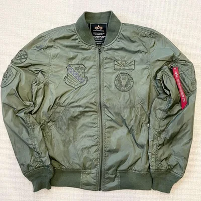アルファ ALPHA INDUSTRIES MA-1 フライトジャケットM 薄手