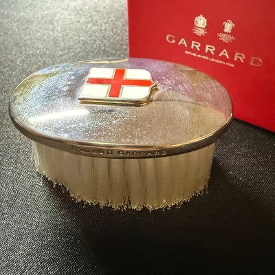 GARRARD ガラード シルバー958 洋服ブラシ 英国製 元箱付 銀製