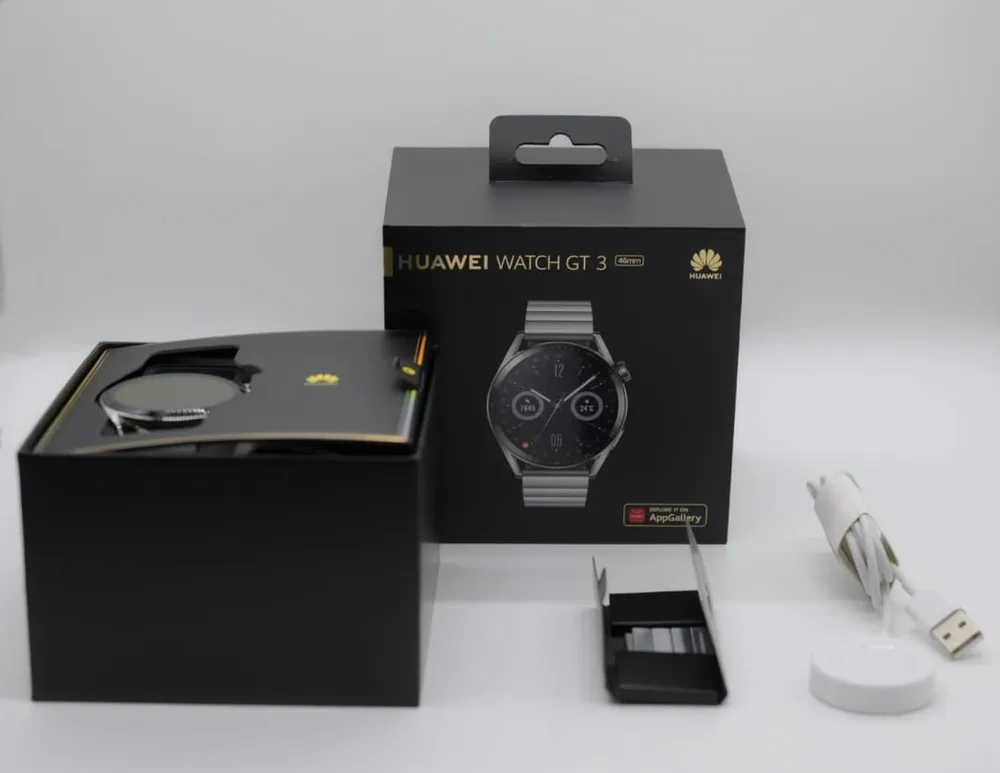 【極美品】HUAWEI WATCH GT3 エリート ステンレスブレス 46mm