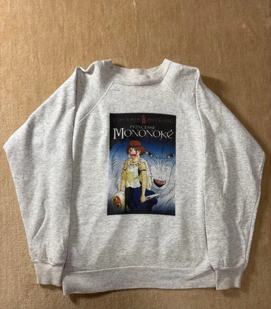 ジブリ もののけ姫 スウェット トレーナー 古着