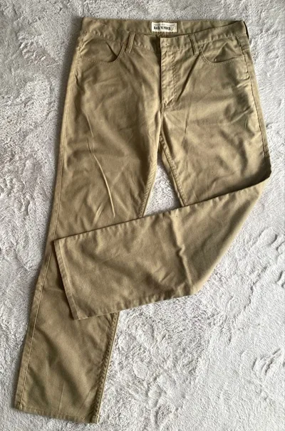 週末までSALE バックナンバー ベージュ カジュアルパンツ チノパン XL