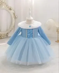 エルサ風ドレス ディズニー ハロウィン コスプレ