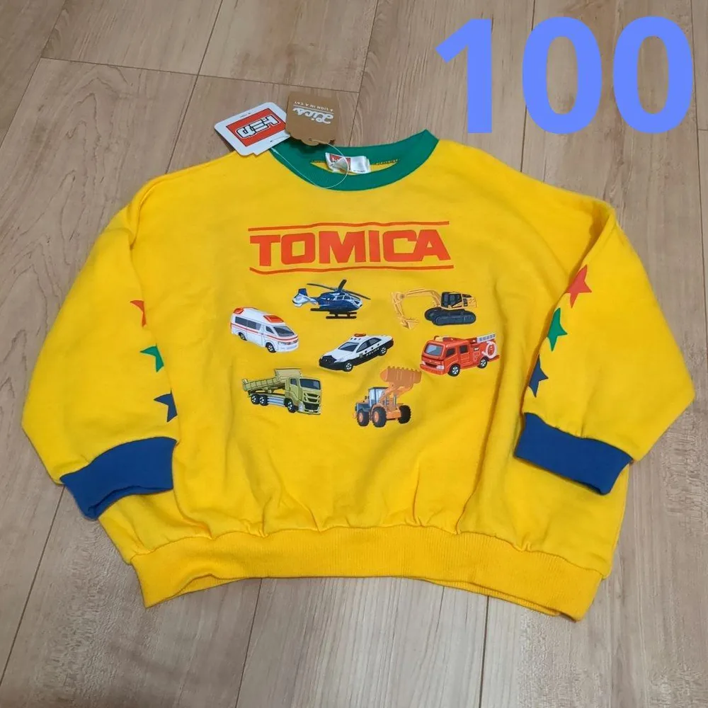 【新品】TOMICA トミカ 長袖 トレーナー 100cm