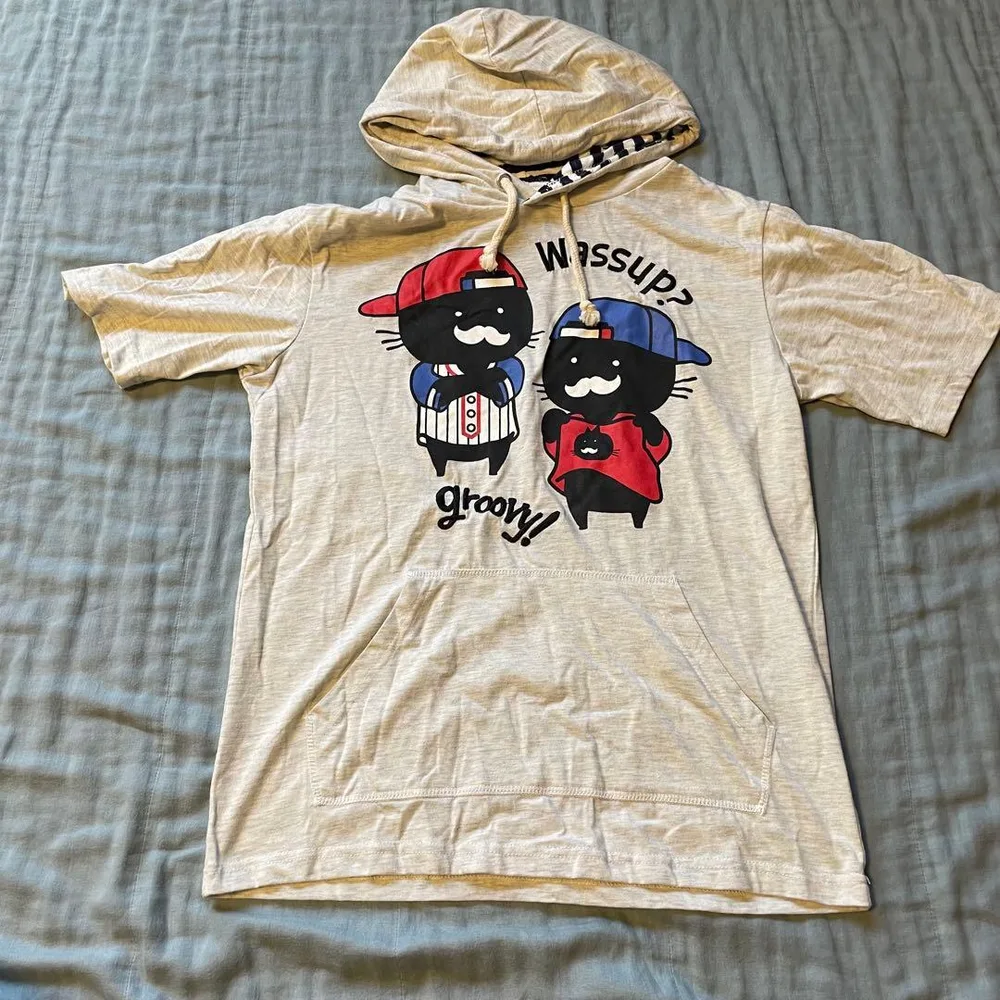MODISH GAZE 半袖パーカー Tシャツ メンズ Lサイズ